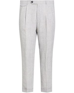 Windsor. Light Pants Linen - Gray