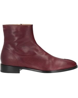 MM6 by Maison Margiela Ankle Boots - Purple