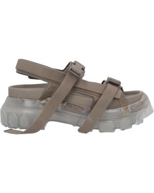 Rick Owens Sandals Leather - Gray