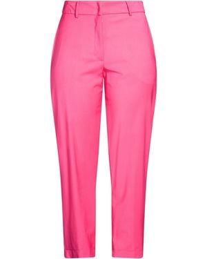 SEVENTY VENEZIA Fuchsia Pants Virgin Wool, Elastane - Pink