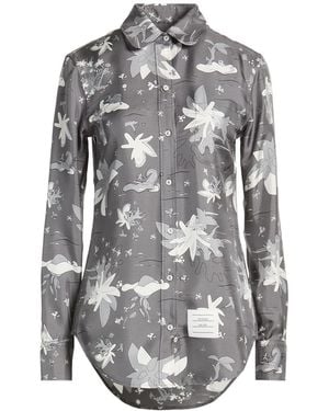Thom Browne Shirt Silk - Gray
