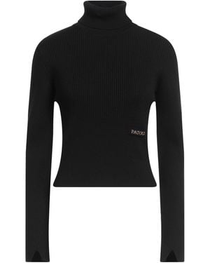 Patou Turtleneck Merino Wool, Polyamide, Elastane - Black