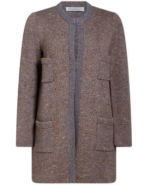 Amina Rubinacci Strickjacke - Braun