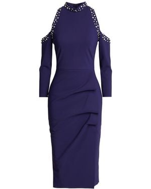 La Petite Robe Di Chiara Boni Midi Dress Polyamide, Elastane - Blue