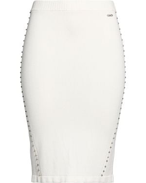 Liu Jo Midi Skirt - White