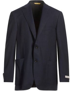Canali Midnight Blazer Wool - Blue