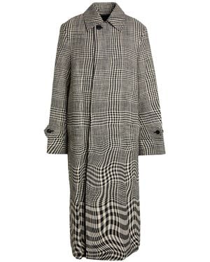 Burberry Coat Silk, Cotton, Acrylic - Grey