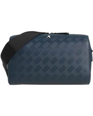 Montblanc Cross-Body Bag Leather - Blue