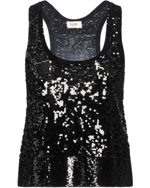 Celine Top Silk, Cotton - Black