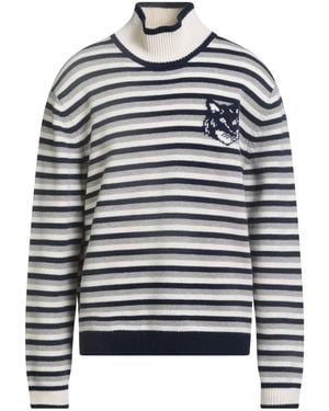 Maison Kitsuné Rollkragenpullover - Grau