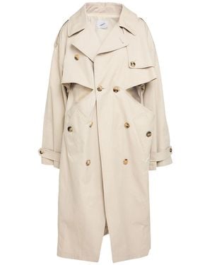 Coperni Overcoat & Trench Coat Cotton - Natural