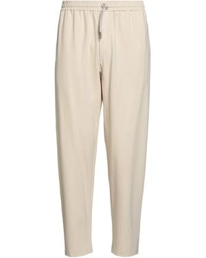 Harris Wharf London Trousers Viscose, Polyamide, Elastane - Natural