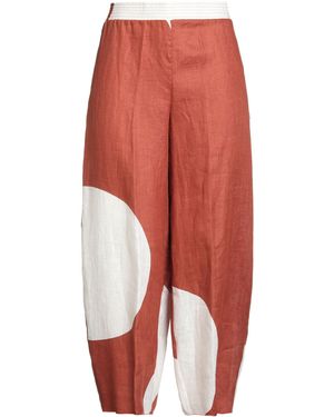 Liviana Conti Pants Linen - Red