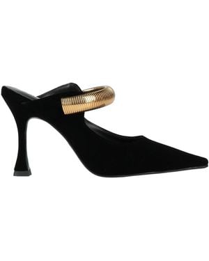 Lola Cruz Mules & Clogs Textile Fibres - Black