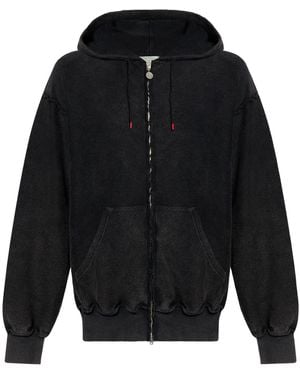 Aries Charcoal Sweatshirt Cotton - Blue