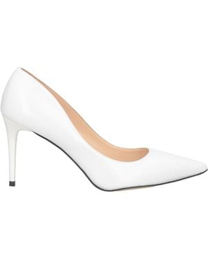 Bruglia Court Shoes Leather - White