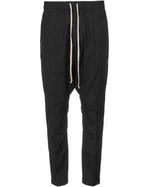 Rick Owens Pants Cotton, Elastane - Black