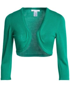 Oscar de la Renta Shrug Cashmere, Silk - Green