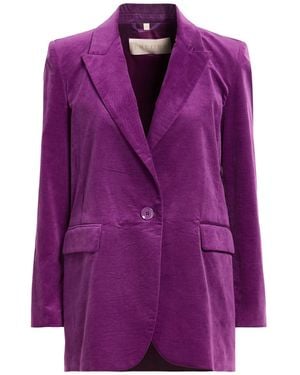 iBlues Blazer Cotton, Viscose, Elastane - Purple