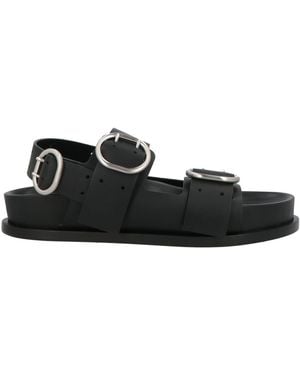 Jil Sander Sandals Cowhide - Black