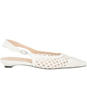 J.A.P. JOSE ANTONIO PEREIRA Ballet Flats Textile Fibres - Natural