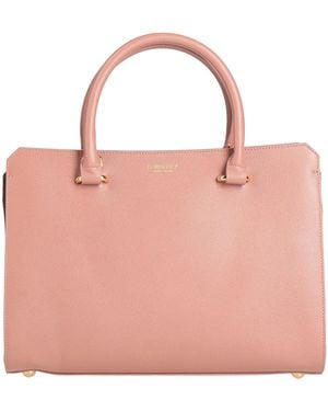 Burberry Antique Rose Handbag Calfskin, Cotton - Pink