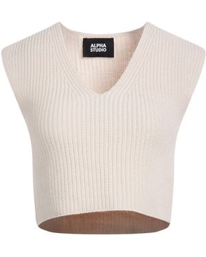 Alpha Studio Jumpers - White