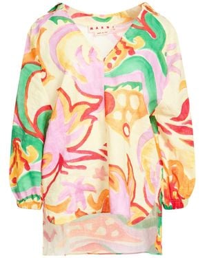 Marni Pastel Top Linen, Viscose - Pink