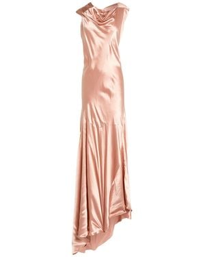 Alberta Ferretti Maxi Dress Viscose - White