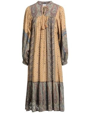 Antik Batik Midi Dress Cotton - Natural