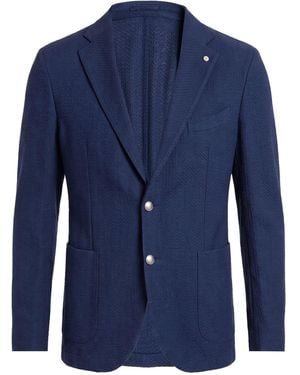 Luigi Bianchi Blazer Cotton - Blue