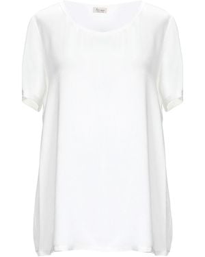HER SHIRT HER DRESS Top Silk, Lycra - White