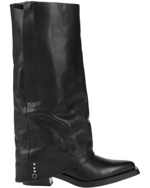 Ash Lewis Boot Leather - Black
