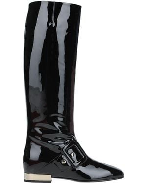 Roger Vivier Boot Leather - Black