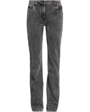 Mugler Jeans Cotton, Elastane - Gray
