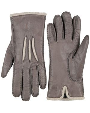 Moorer Gloves Sheepskin, Cashmere - Gray