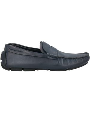 Fabi Midnight Loafers Leather - Blue