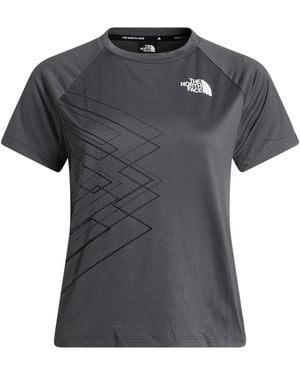 The North Face Charcoal T-Shirt Polyester - Gray
