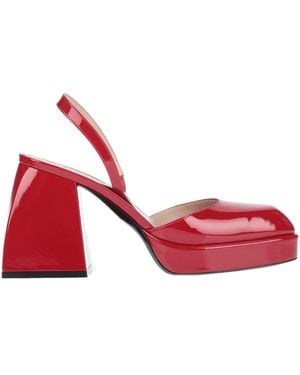 NODALETO Court Shoes Leather - Red