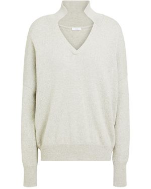 Peserico Easy Jumper Merino Wool, Cashmere, Alpaca Wool, Polyamide, Virgin Wool - White