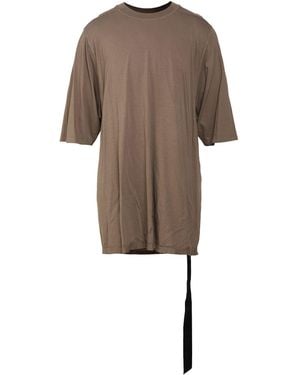 Rick Owens T-Shirt Cotton - Natural