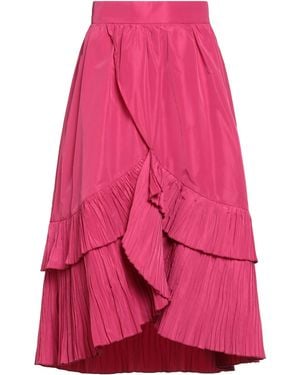 Suoli Midi Skirt Polyester - Pink