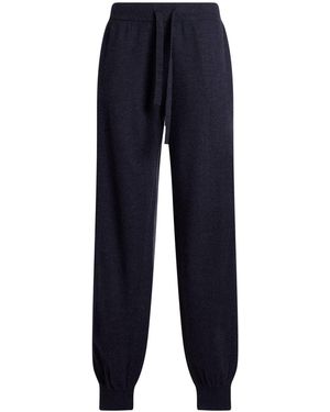 Roberto Collina Pants Merino Wool - Blue
