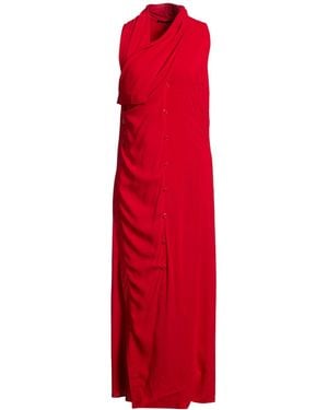 Yohji Yamamoto Maxi Dress Rayon - Red