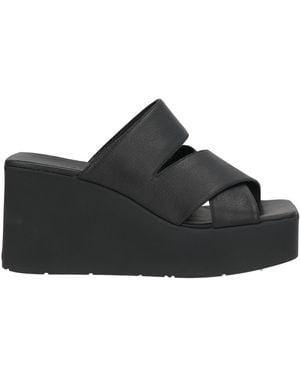 Vic Matié Sandals Leather - Black