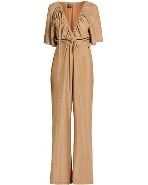 Gai Mattiolo Jumpsuit Polyamide, Metallic Fiber, Elastane - Natural