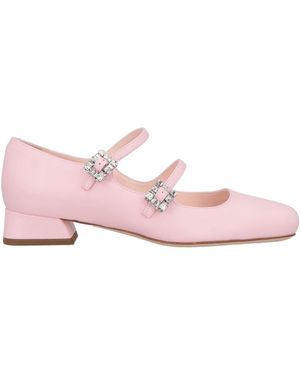 Roger Vivier Light Ballet Flats Leather - Pink