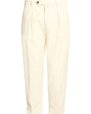 Berwich Ivory Pants Cotton, Linen - Natural