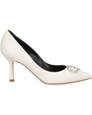 Ninalilou Court Shoes - White