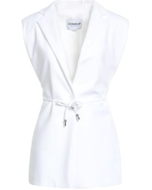 Dondup Blazer Viscose, Polyamide, Elastane - White